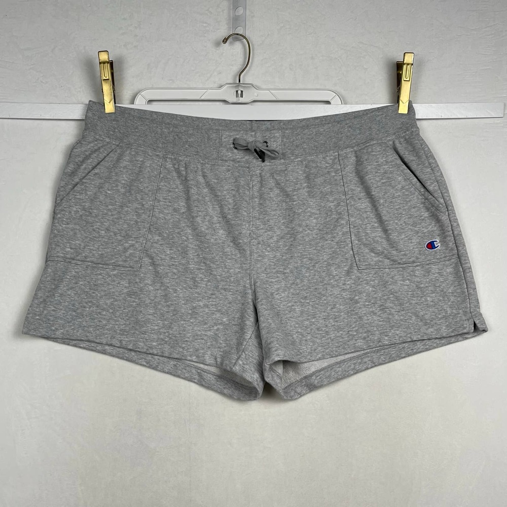 Champion 3XL Women's Gray Shorts Authentic Athleticwear‎ Elastic Waist & Pockets